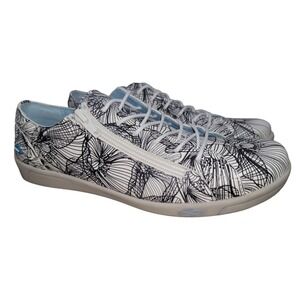 Cloud Women's Aika Black Flower Print Sneaker Shoes EU 39 / US 8 - 8.5